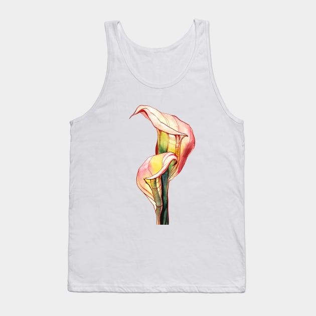 Сalla lily Tank Top by Alla_LSK